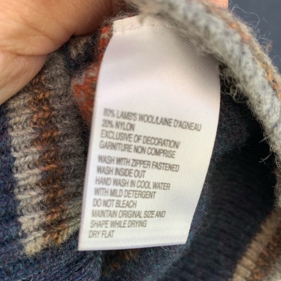 Zip up sweater multi Color tweed - Picture 7 of 7